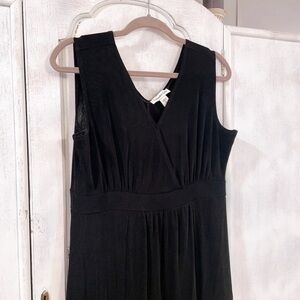 Cold Water Creek Maxi Black Dress Size XL 16